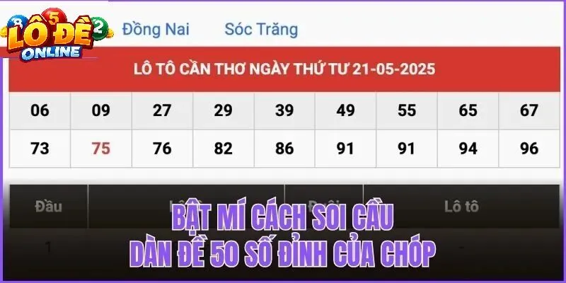 Dàn Đề 50 Số Lô Đề Online Là Gì? Bản Chất Tỷ Lệ 50/50